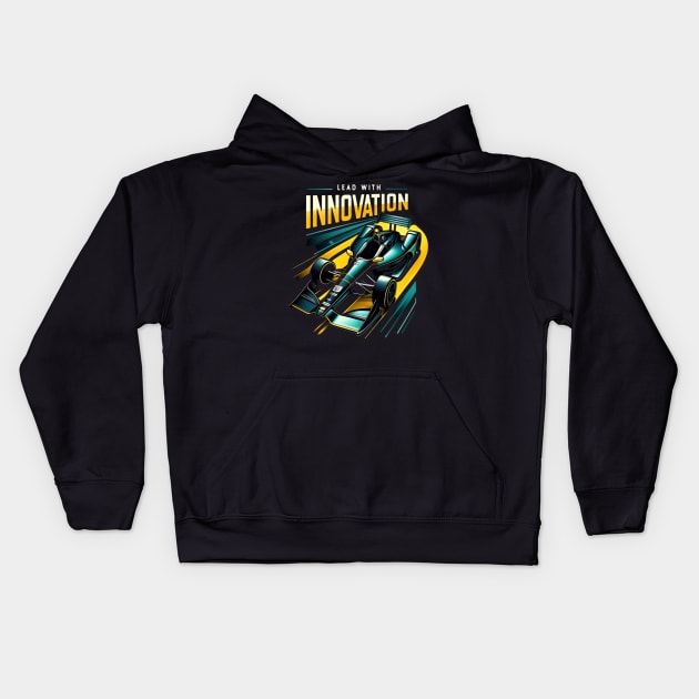 Lead with Innovation Kids Hoodie by CreationArt8